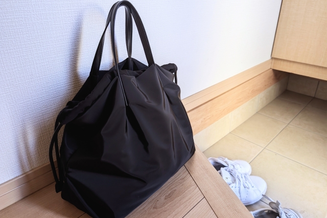 お気に入りのトート型マザーズバッグ