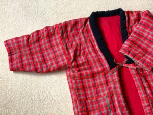 赤い半纏（はんてん）